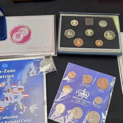 Sale Photo Thumbnail #280: Group of Foreign Coins, Proofs, 2 Silver