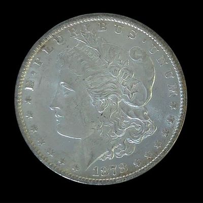 Sale Photo Thumbnail #25: 1878-CC Morgan Silver Dollar, Nice