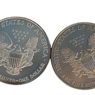 Sale Photo Thumbnail #244: (4) US Silver Eagle .999 Silver Coins