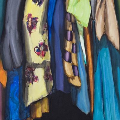 Sale Photo Thumbnail #58: Colin Smith Oil on Canvas Wardrobe #32