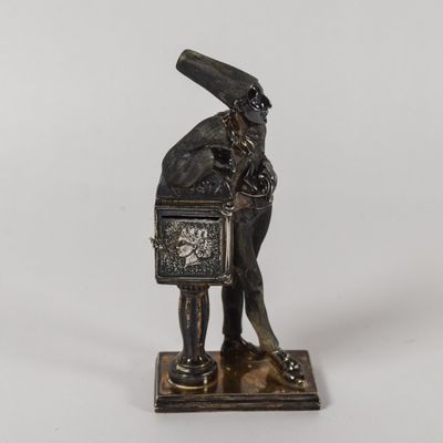 Sale Photo Thumbnail #28: Buccellati Sterling Silver Harlequin Stamp Box