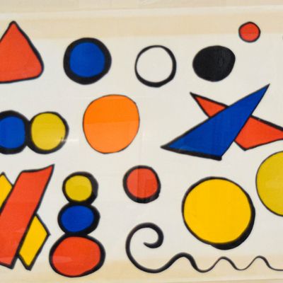 Sale Photo Thumbnail #52: Alexander Calder Lithograph Alphabet et Serpent