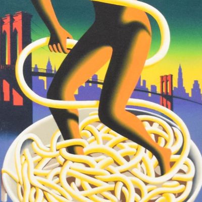 Sale Photo Thumbnail #68: Mark Kostabi Oil on Canvas Untitled, 1998