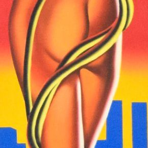 Sale Photo Thumbnail #70: Mark Kostabi Oil on Canvas Untitled, 1998