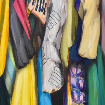 Sale Photo Thumbnail #57: Colin Smith Oil on Canvas Wardrobe #29