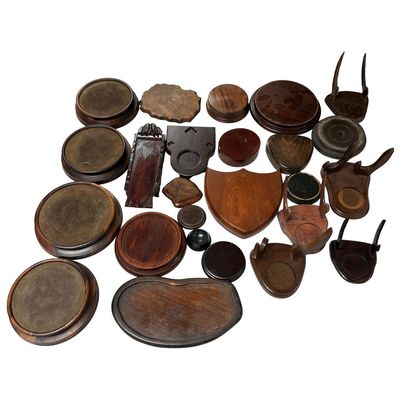 Sale Photo Thumbnail #398: Large Variety of Chinese & Other Wooden Stands