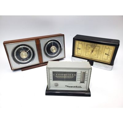 Sale Photo Thumbnail #29: Lot of 3 Vintage Weather Forecasting Instruments