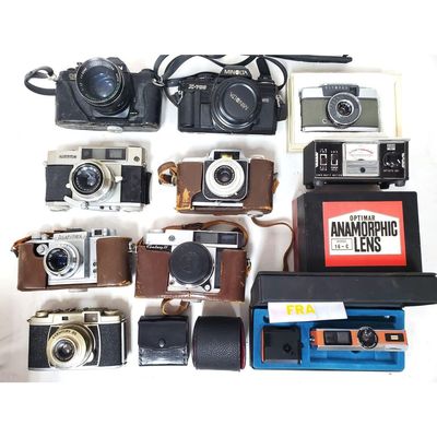 Sale Photo Thumbnail #207: Large Lot of Vintage & Old Japanese Cameras