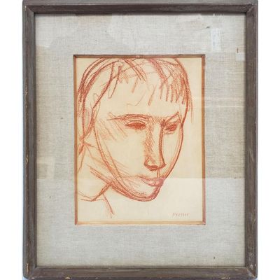 Sale Photo Thumbnail #318: Josef Presser, American (1907-1967) Painting