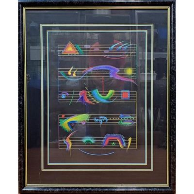 Sale Photo Thumbnail #331: Antonio Peticov Brazillian (b.1946) Pastel Drawing
