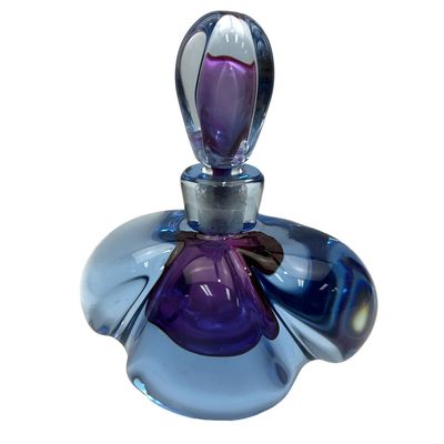 Sale Photo Thumbnail #417: Murano Sommerso Art Glass Perfume Cologne Bottle