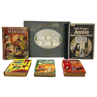 Sale Photo Thumbnail #221: Lot of Old Children's Books