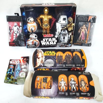 Sale Photo Thumbnail #255: Large Lot of Star Wars Action Figures & Toys