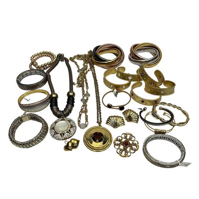 Sale Photo Thumbnail #55: Bag Lot of Fine Costume Jewelry