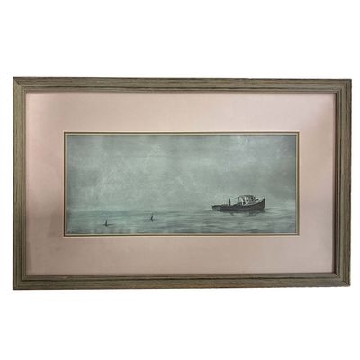 Sale Photo Thumbnail #328: Al Barker, American (b. 1941) Watercolor Painting