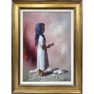 Sale Photo Thumbnail #410: William Weintraub (American ,1926-1991) Painting