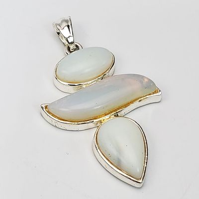 Sale Photo Thumbnail #389: Unusual Large Sterling Silver Pendant