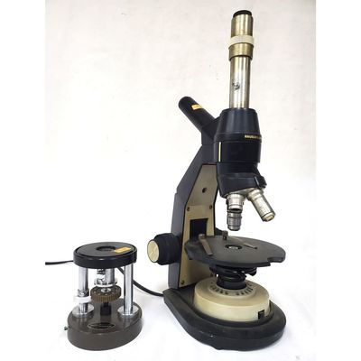 Sale Photo Thumbnail #280: Vintage Microscope & Hand Microtome