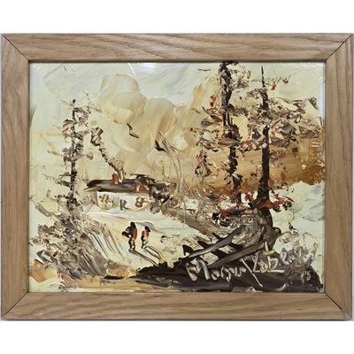 Sale Photo Thumbnail #290: Morris Katz, Polish/American (1932-2010) Painting