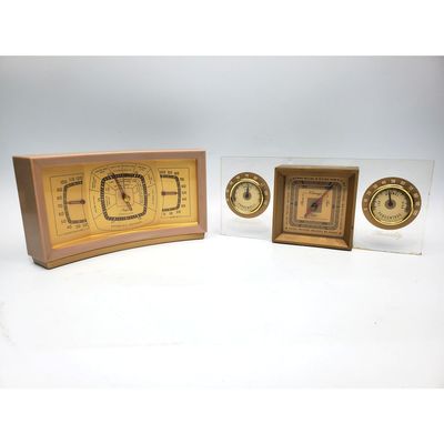 Sale Photo Thumbnail #28: Lot of 2 Vintage Taylor Desktop Weather Stations