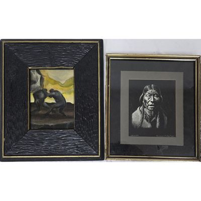 Sale Photo Thumbnail #433: Raymond Charles Dell, American (20th C.)