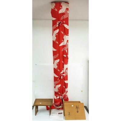 Sale Photo Thumbnail #190: Large Old Japanese Koto Musical Instrument