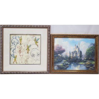 Sale Photo Thumbnail #82: 2 Framed Disney Artworks