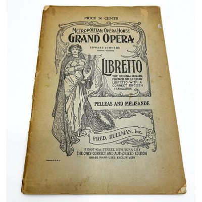 Sale Photo Thumbnail #152: Vintage Metrpolitan Opera "Pelleas and Melisande"