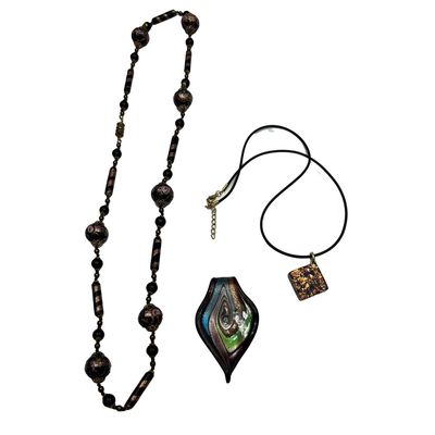Sale Photo Thumbnail #201: Lot of Murano Glass Costume Jewelry Items