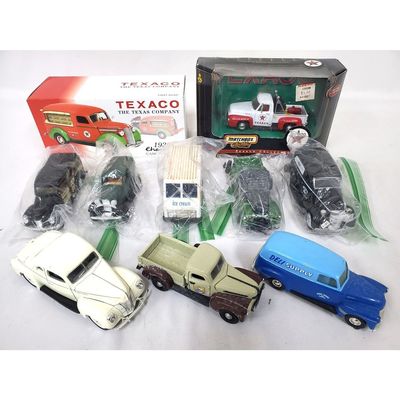 Sale Photo Thumbnail #239: 2 Texaco Model Cars Along w/ 8 Toy Cars.