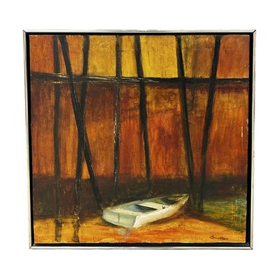 Sale Photo Thumbnail #231: Frank R Carmelitano, American (1935-2003) Painting