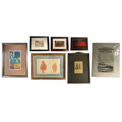 Sale Photo Thumbnail #9: Lot of 6 Artwork Prints Incl. Matisse & Rembrandt