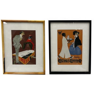 Sale Photo Thumbnail #440: Lot of 2 Vintage Italian Advertising Posters