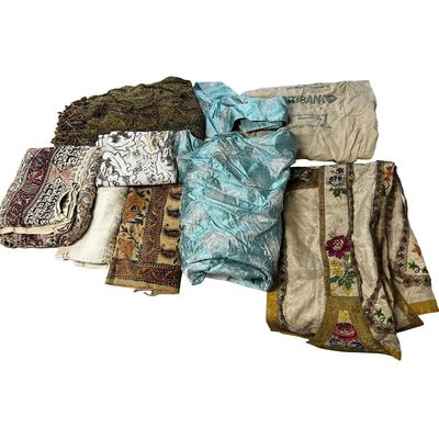 Sale Photo Thumbnail #185: Lot of Various Persian Fabrics