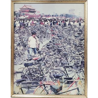 Sale Photo Thumbnail #256: "Where's My Bike" By Khiang H. Hei Framed Print