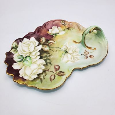 Sale Photo Thumbnail #24: Antique French T&V Limoges  Porcelain Vanity Tray