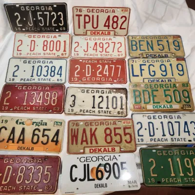 Sale Photo Thumbnail #25: License plates
