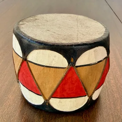 Native American Cochiti Pueblo Drum