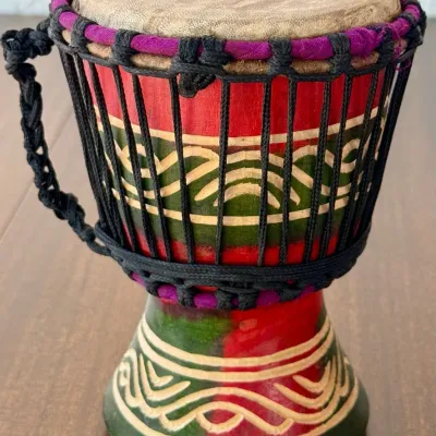 
Djembe Hand Made Pottery Drum