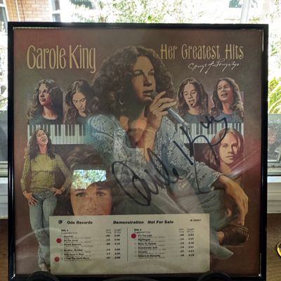 Sale Photo Thumbnail #79: Carole King 'Her Greatest Hits' Autographed Promotional Record Album