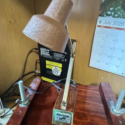 Sale Photo Thumbnail #336: Vintage Tensor Model 7200 Desk Lamp with Hi-Lo Switch