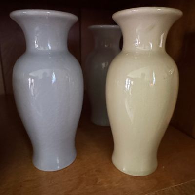 Sale Photo Thumbnail #182: Global Views Crackle Glaze Bud Vases