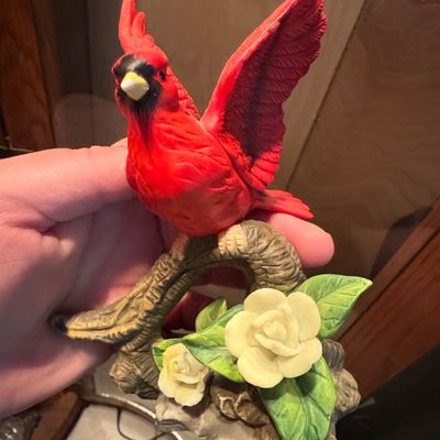 Sale Photo Thumbnail #379: Seymour Mann Porcelain Cardinal Figurine