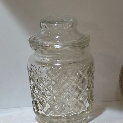 Sale Photo Thumbnail #792: Vintage Planters Mr. Peanut Diamond Pattern Canister