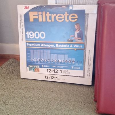 Sale Photo Thumbnail #845: 3M Filtrete 1900 Premium Allergen Filter 12x12x1
