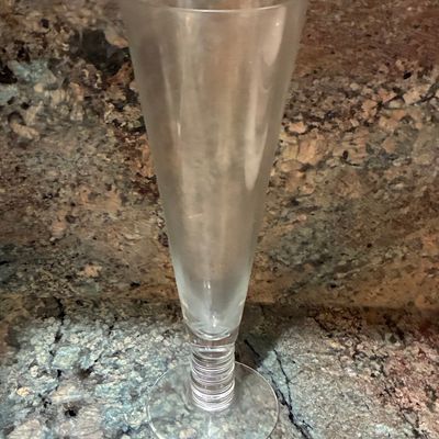 Sale Photo Thumbnail #646: Mid-Century Modern Ringed Stem Champagne Flute