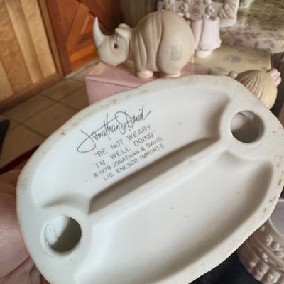 Sale Photo Thumbnail #821: Precious Moments 'Be Not Weary In Well Doing' Figurine