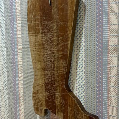 Sale Photo Thumbnail #793: Vintage Wooden Cowboy Boot Cutting Board