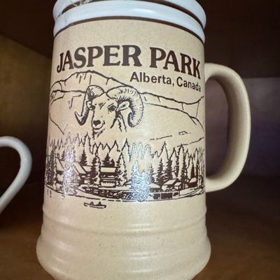 Sale Photo Thumbnail #651: Jasper Park Alberta Canada Souvenir Beer Stein