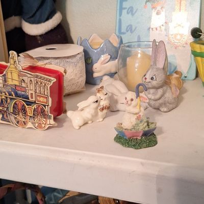 Sale Photo Thumbnail #785: Collection of Vintage Easter and Spring Figurines